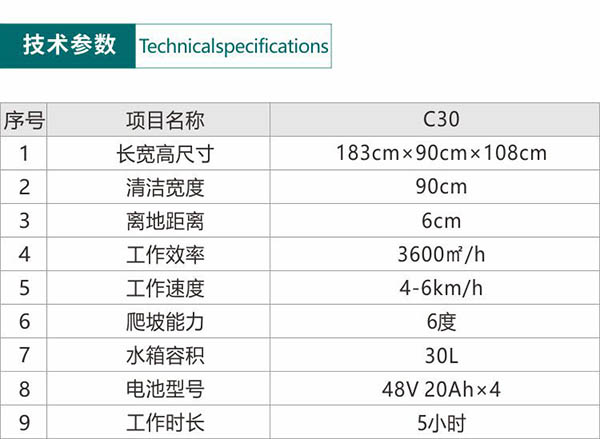 电动中宁尘推车C30